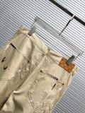Louis Vuitton Fashion Inkjet Embroidered Logo Casual Versatile Work Pants
