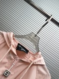 Chanel 2026 Women's Fashion Embroidered Logo Zipper Hooded Sunscreen Set