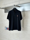 Louis Vuitton Spring/Summer 26 New Leather Embroidered Short Sleeve Polo Shirt