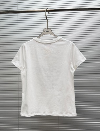 Chanel Fashion Embroidery LogoT-shirt Women's Versatile Casual Short Sleeves