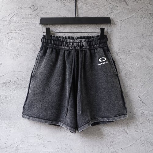 Balenciaga Classic Embroidered BB Casual Shorts Couple Retro Versatile Sports Pants
