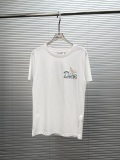 Dior 2026 Women's Fashion Nail Bead Embroidered Round Neck T-shirt Unisex Casual Loose Short Sleeve