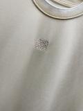 Loewe 2026 Fashion Embroidery Logo Color blocked T-shirt Women's Casual Round Neck Short Sleeve