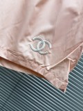 Chanel 2026 Women's Fashion Embroidered Logo Zipper Hooded Sunscreen Set