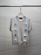Chanel 26SS Women's Fashion 3D Camellia Short Sleeve Knitted Shirt