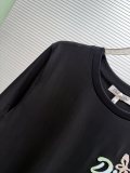 Dior 2026 Women's Fashion Nail Bead Embroidered Round Neck T-shirt Unisex Casual Loose Short Sleeve
