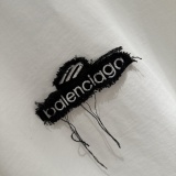 Balenciaga Classic Patchwork Embroidered Short Sleeve Couple Versatile Casual T-shirt