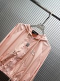 Chanel 2026 Women's Fashion Embroidered Logo Zipper Hooded Sunscreen Set