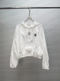 Chanel 2026 Women's Fashion Embroidered Logo Zipper Hooded Sunscreen Set