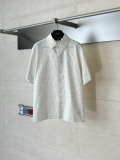 Fendi 26 Spring/Summer New FF Embroidered Full Print Short Sleeve Shirt Set