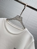 Loewe 2026 Fashion Embroidery Logo Irregular T-shirt Women's Casual Round Neck Short Sleeve