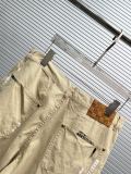 Louis Vuitton Fashion Inkjet Embroidered Logo Casual Versatile Work Pants