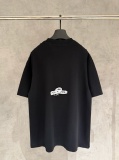 Balenciaga Classic Patchwork Embroidered Short Sleeve Couple Versatile Casual T-shirt