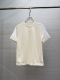 Loewe 2026 Fashion Embroidery Logo Color blocked T-shirt Women's Casual Round Neck Short Sleeve