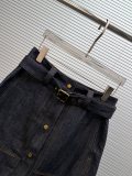 Moncler Women's Fashion Retro Versatile Denim Skirt