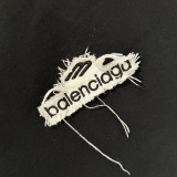 Balenciaga Classic Patchwork Embroidered Short Sleeve Couple Versatile Casual T-shirt