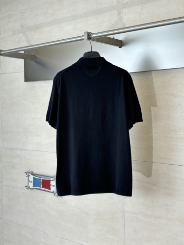 Louis Vuitton Spring/Summer 26 New Leather Embroidered Short Sleeve Polo Shirt