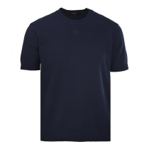 Fendi New Fashion Versatile Embroidery FF Knitted Short Sleeve