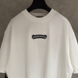 Chrome Hearts Classic Patchwork Embroidered Short Sleeve Couple Loose Casual T-shirt