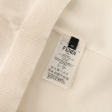 Fendi New Fashion Versatile Embroidery FF Knitted Short Sleeve