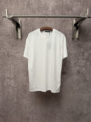Louis Vuitton Classic Plush Logo Printed Short Sleeve Unisex Casual Loose T-shirt
