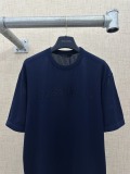 Louis Vuitton Classic Versatile Mesh Hollow Short Sleeve Knitted Shirt