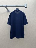 Louis Vuitton Classic Versatile Mesh Hollow Short Sleeve Knitted Shirt