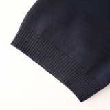 Fendi New Fashion Versatile Embroidery FF Knitted Short Sleeve