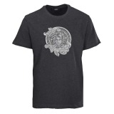 Versace Fashion Heavy Industries Medusa Embroidered Short Sleeve Unisex Washed Casual T-shirt