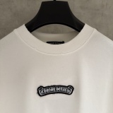 Chrome Hearts Classic Patchwork Embroidered Short Sleeve Couple Loose Casual T-shirt