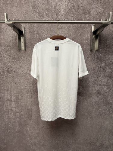 Louis Vuitton Classic Plush Logo Printed Short Sleeve Unisex Casual Loose T-shirt