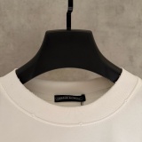 Chrome Hearts Classic Patchwork Embroidered Short Sleeve Couple Loose Casual T-shirt