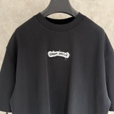 Chrome Hearts Classic Patchwork Embroidered Short Sleeve Couple Loose Casual T-shirt