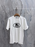 Burberry Classic Embroidered War Horse Logo T-shirt Couple Versatile Loose Short Sleeves