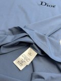 Dior Simple Embroidered Logo Short Sleeve Couple Casual Loose T-shirt