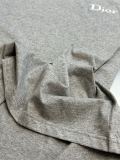 Dior Simple Embroidered Logo Short Sleeve Couple Casual Loose T-shirt
