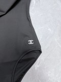 Chanel 26SS Women Black White Combo Swimsuit