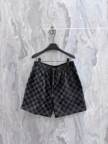 Louis Vuitton 26SS Fashion Checkered Casual Loose Shorts