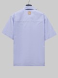 Louis Vuitton New Fashion Embroidered Logo Casual Versatile Short Sleeve Shirt