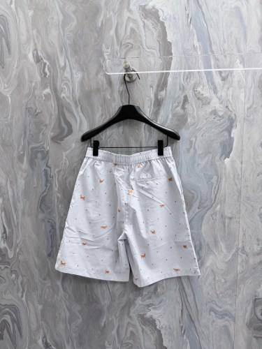 Louis Vuitton Fashion Embroidered Fox Logo Casual Loose Shorts