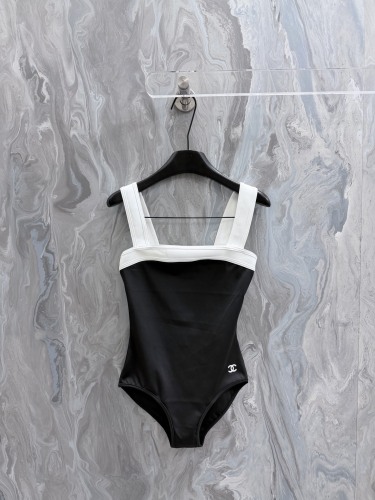 Chanel 26SS Women Black White Combo Swimsuit