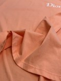 Dior Simple Embroidered Logo Short Sleeve Couple Casual Loose T-shirt