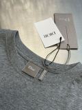 Dior Simple Embroidered Logo Short Sleeve Couple Casual Loose T-shirt