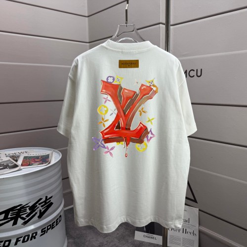 Louis Vuitton 26SS Personalized Logo Printed Short Sleeve Unisex Casual Versatile T-shirt