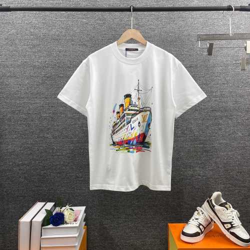 Louis Vuitton New Fashion Cruise Logo Printed Short Sleeve Unisex Casual Versatile T-shirt