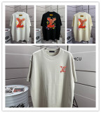 Louis Vuitton 26SS Personalized Logo Printed Short Sleeve Unisex Casual Versatile T-shirt