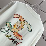 Chanel 26SS Personalized Logo Printed Short Sleeve Unisex Casual Versatile T-shirt