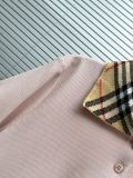 Burberry Women's Classic Embroidered War Horse Checkered Collar Polo Shirt