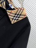Burberry Women's Classic Embroidered War Horse Checkered Collar Polo Shirt