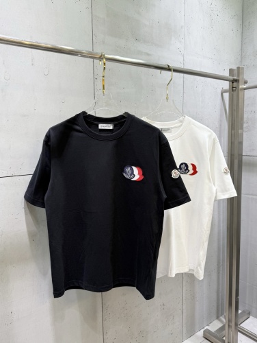 Moncler 26SS Fashion Embroidered Logo Short Sleeve Unisex Casual Versatile T-shirt